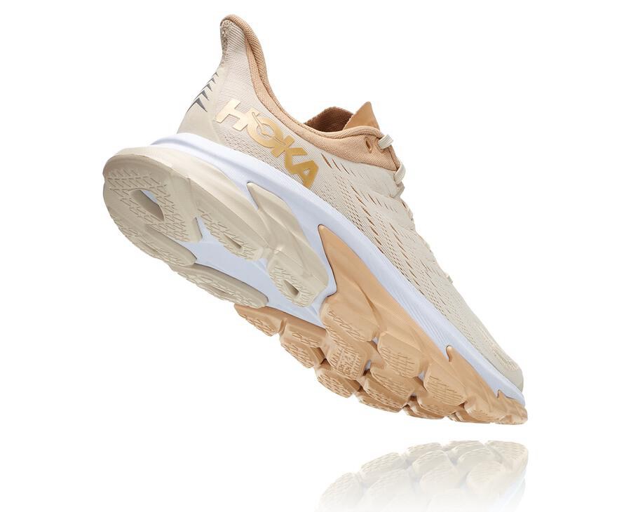 Hoka One One Clifton Edge Löparskor Herr - Beige - IENXU-1254